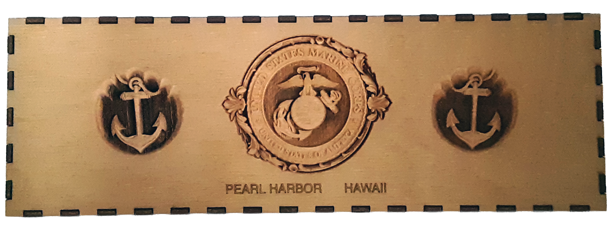 Honor Box 3D engraved top
